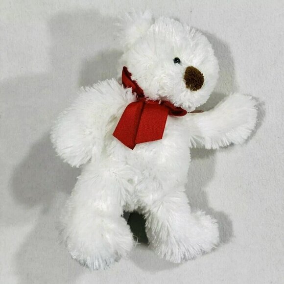 Hallmark Beary Huggable Bear Plush Soft Toy Valentine Love Red Bow Hug Cuddle - Picture 3 of 10